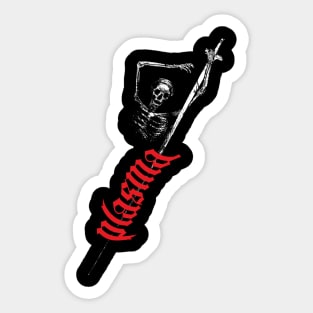 Skeleton's Sword Sticker